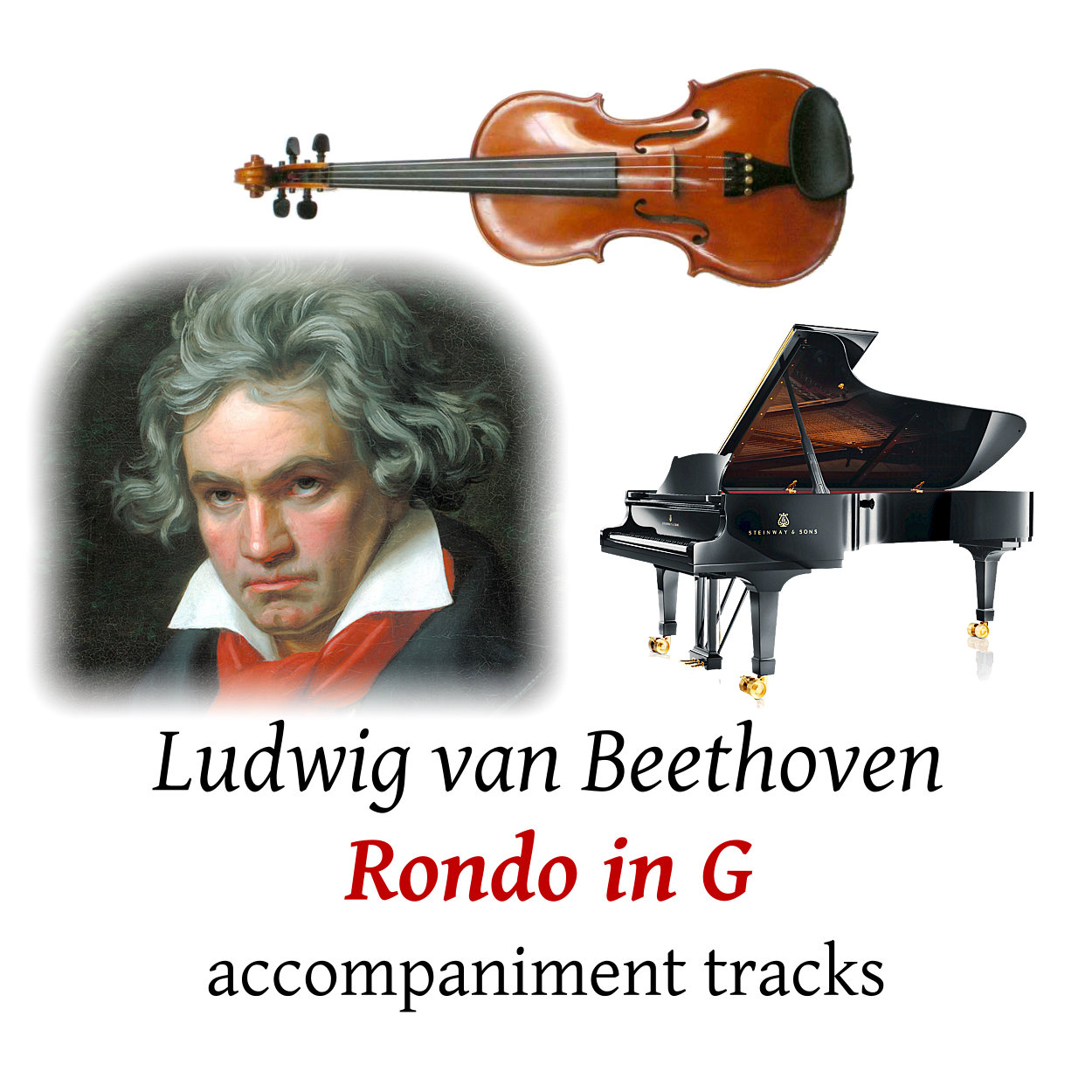 accompaniment tracks for Beethoven: Rondo in G