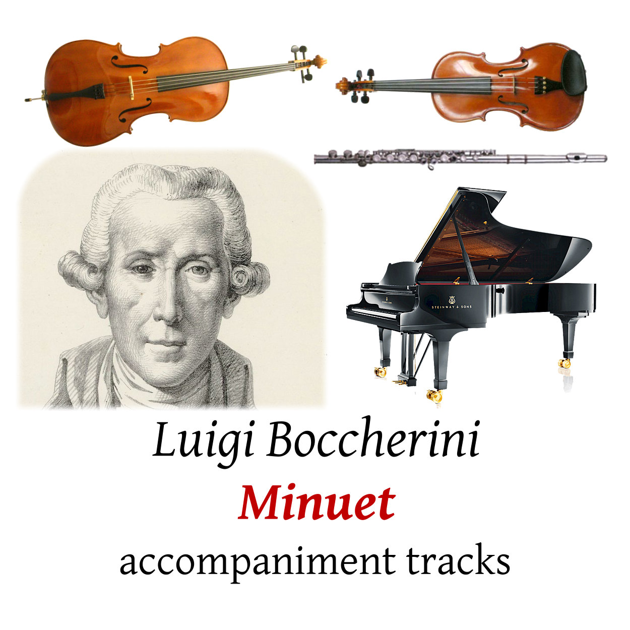 accompaniment tracks for Boccherini: Minuet