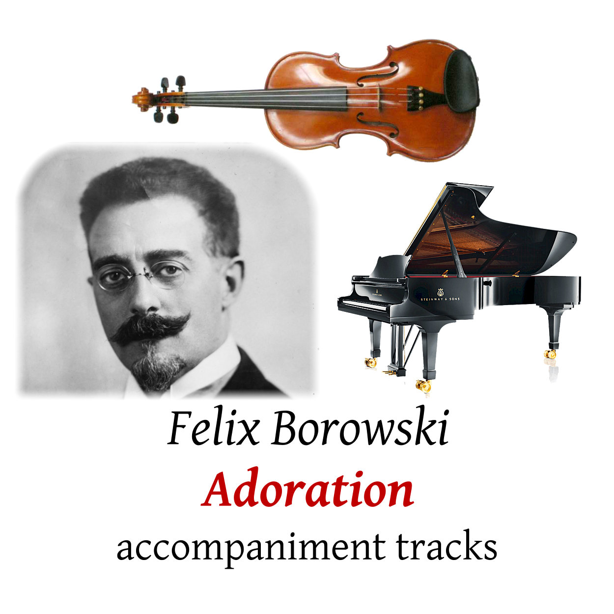 accompaniment tracks for Borowski: Adoration