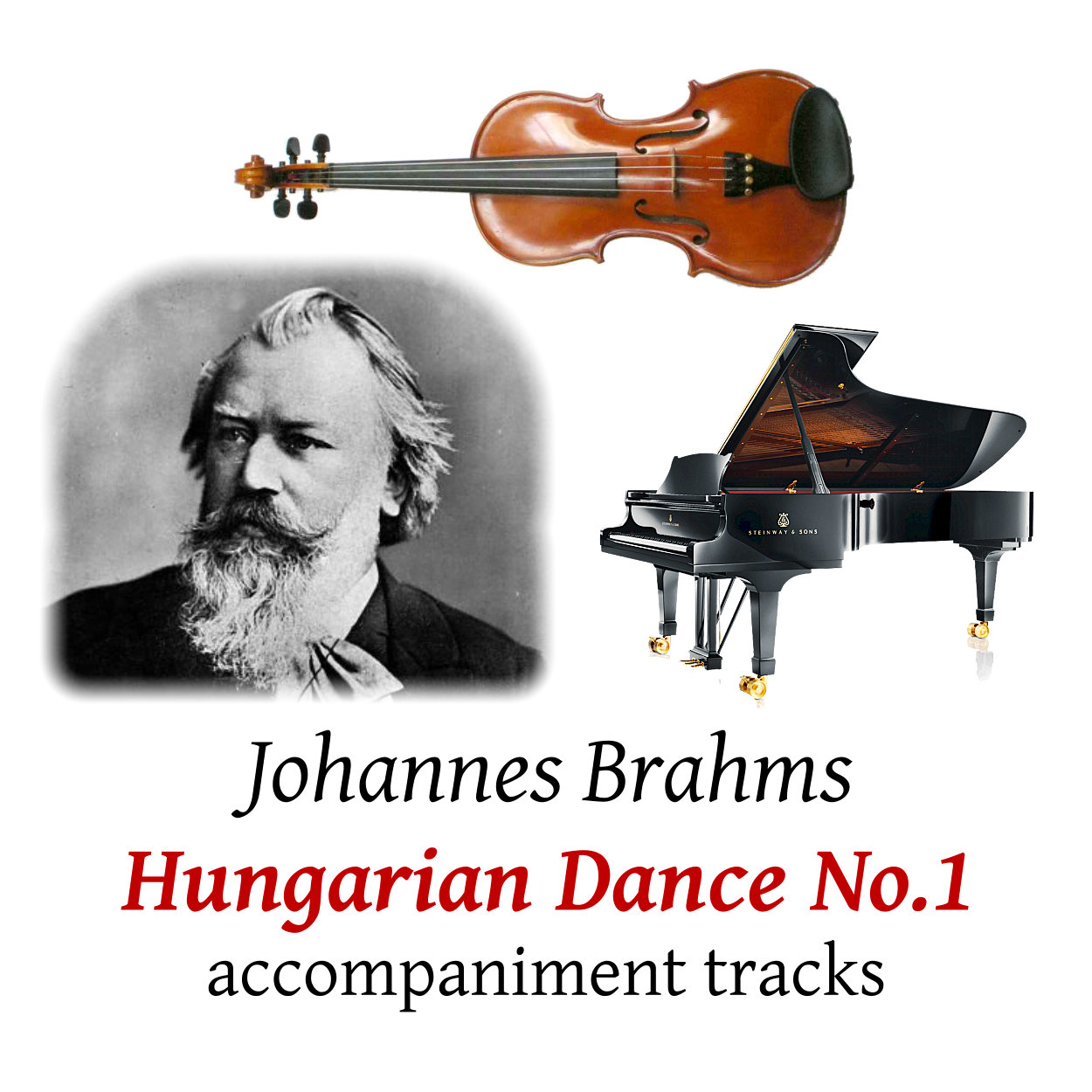 accompaniment tracks for Brahms: Hungarian Dance No.1