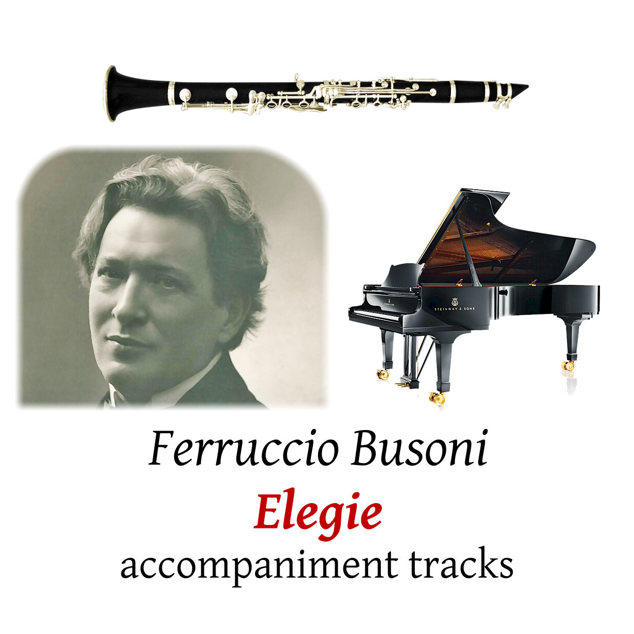 accompaniment tracks for Busoni: Elegie in Eb for Clarinet