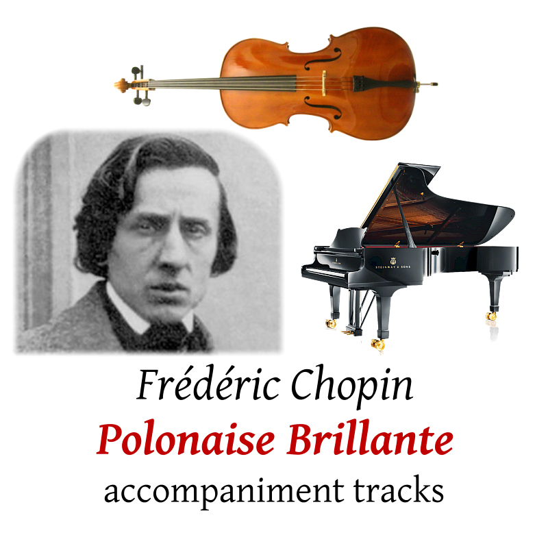accompaniment tracks for Chopin: Polonaise Brilliante, Op.3