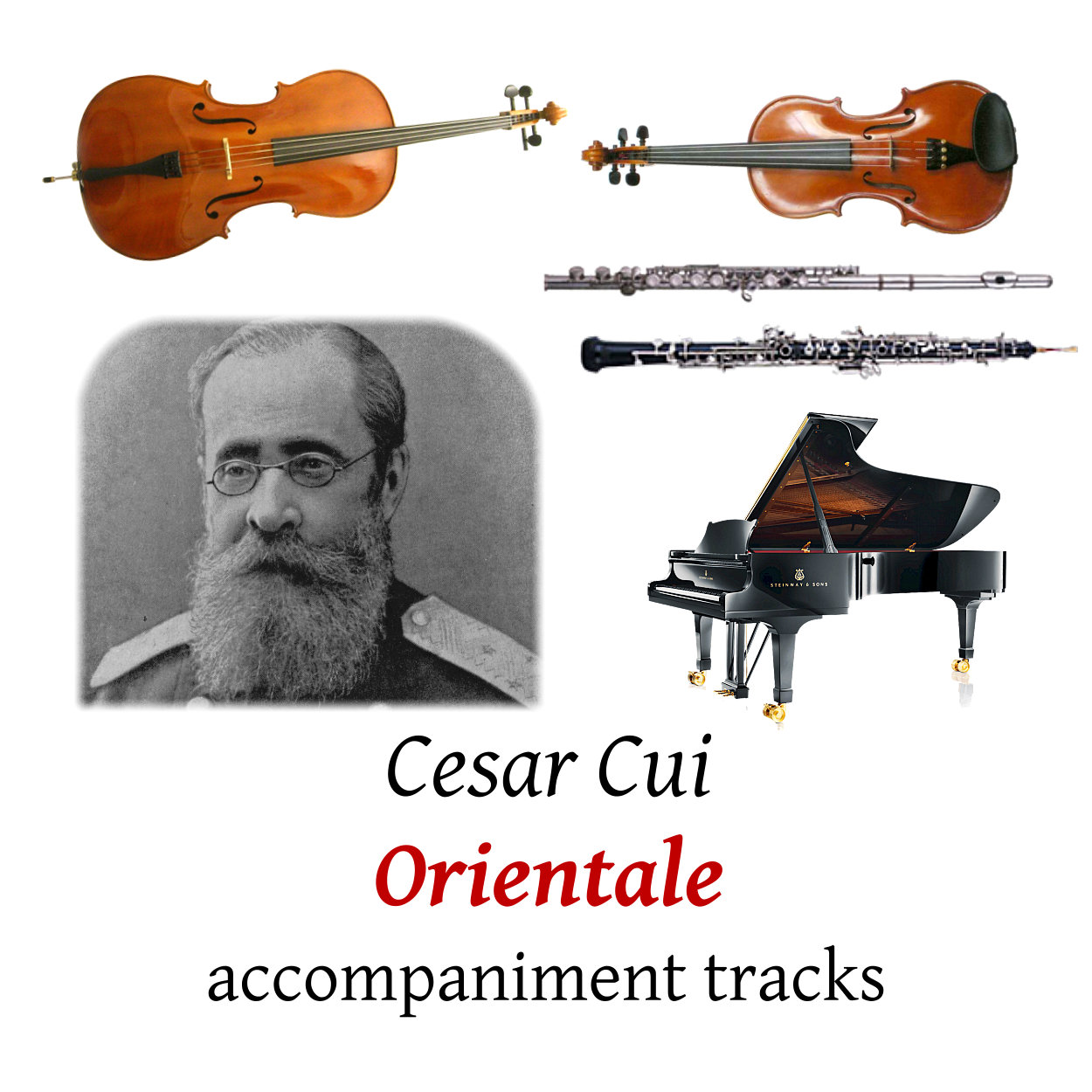 accompaniment tracks for Cui: Orientale - No.9 from 'The Kaleidoscope'