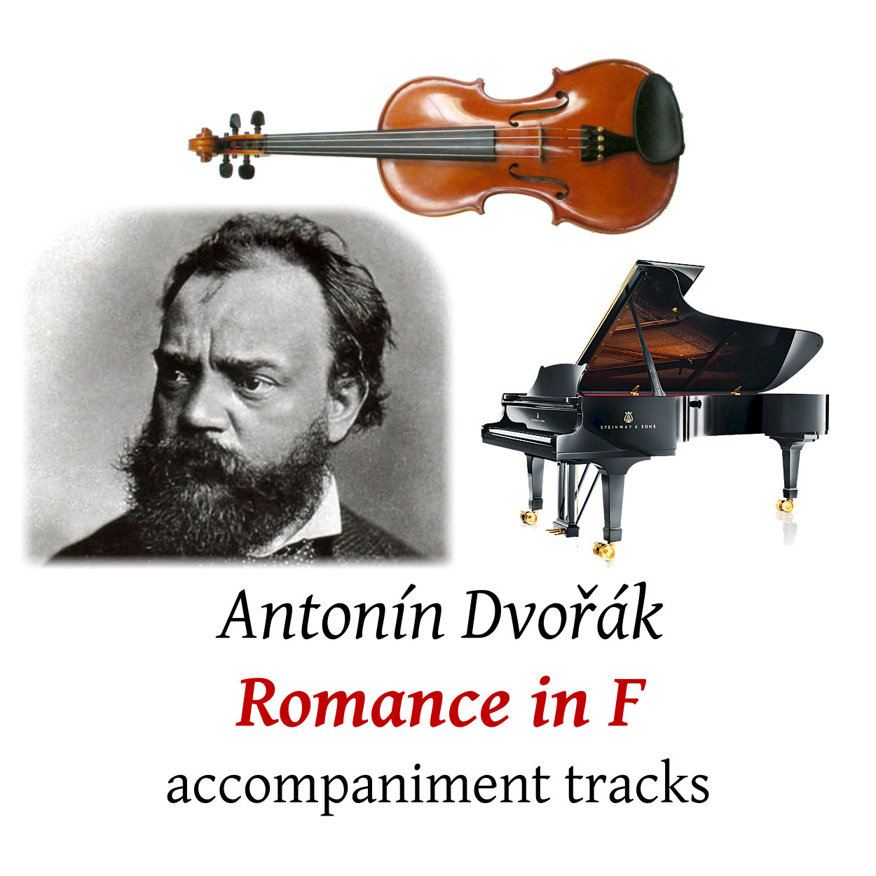 accompaniment tracks for Dvor�k: Romance in F, Op.11
