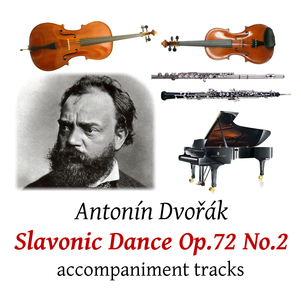 accompaniment tracks for Dvorak: Slavonic Dance in E, Op.72 No.2
