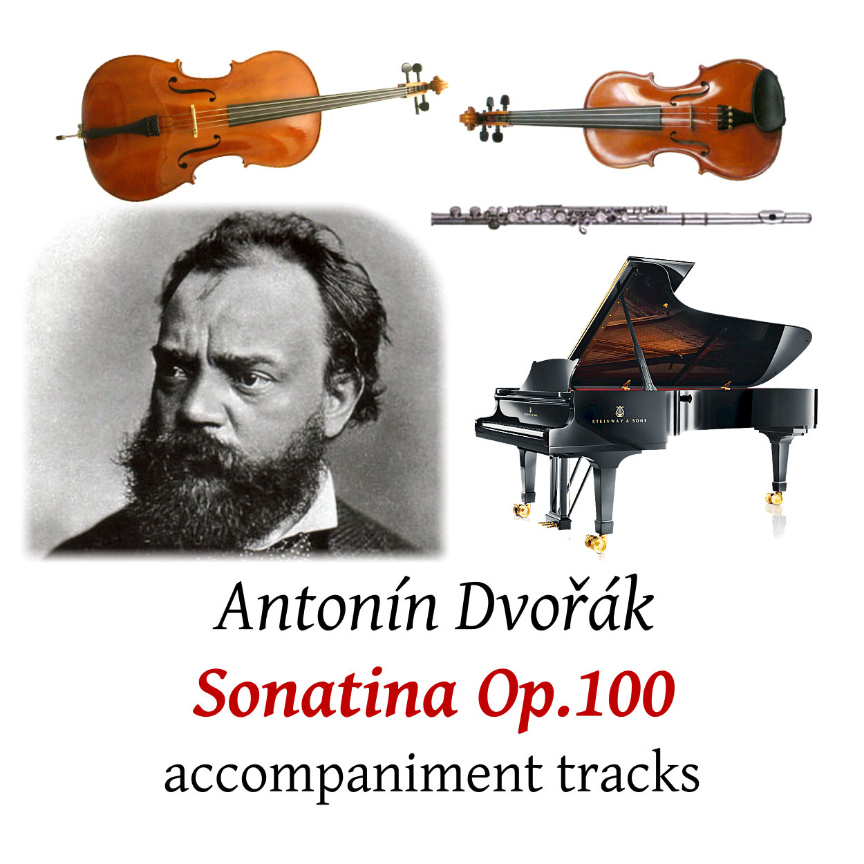 accompaniment trscks for Dvor�k: Sonatina, Op.100