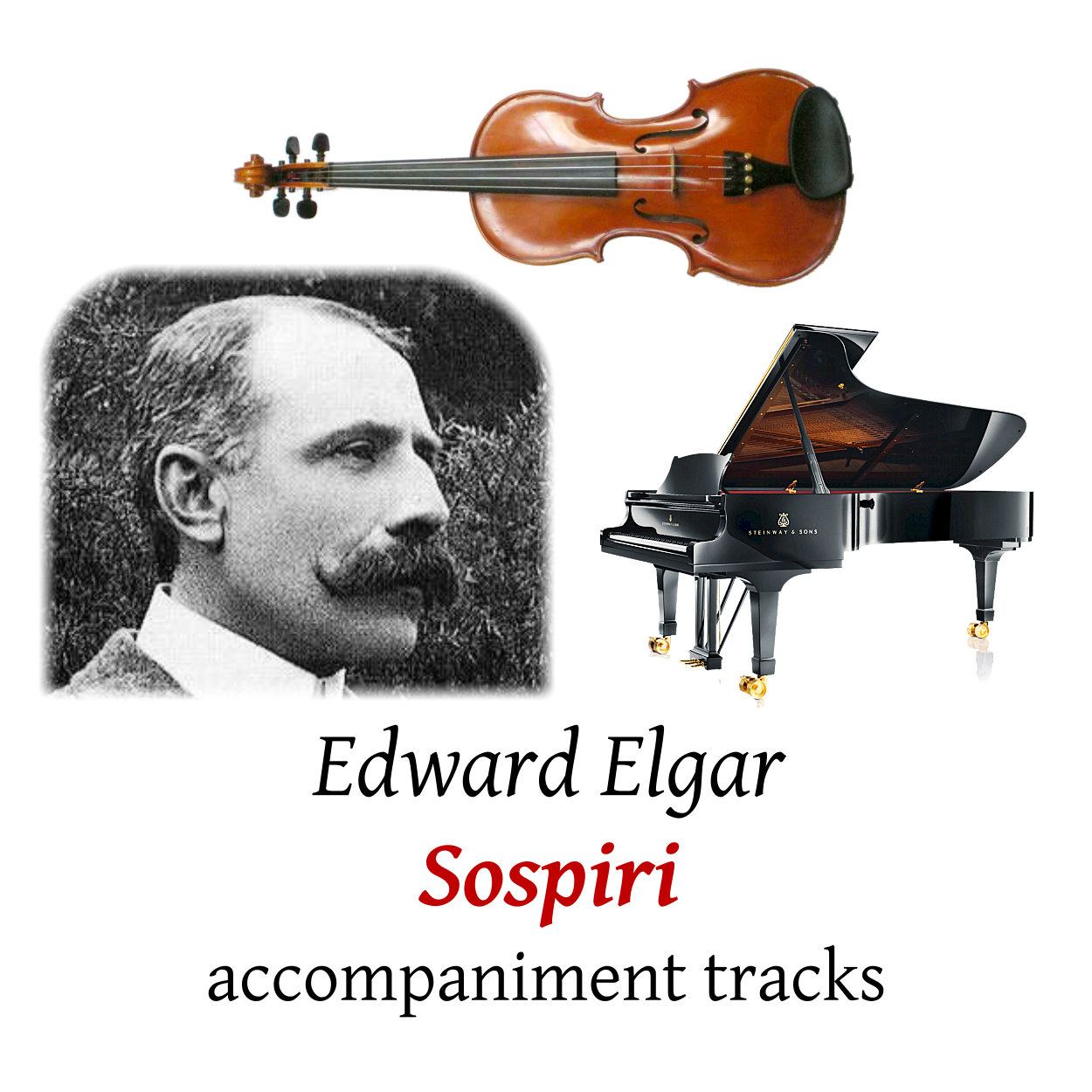 accompaniment tracks for Elgar: Sospiri