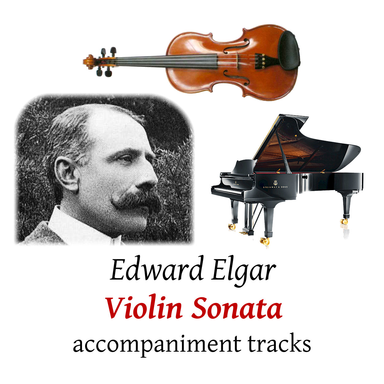 accompaniment trscks for Elgar: Violin Sonata
