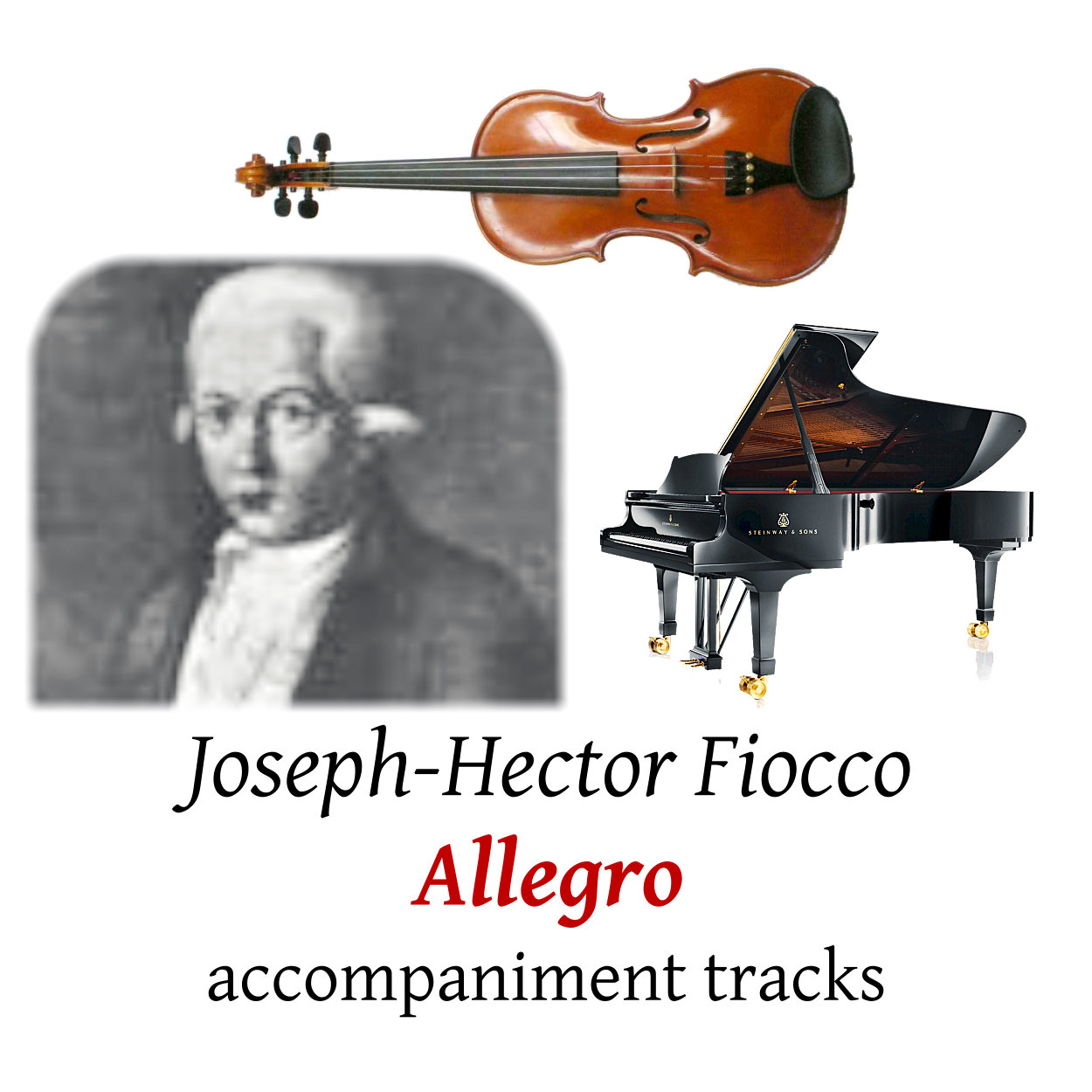 accompaniment tracks for Fiocco: Allegro