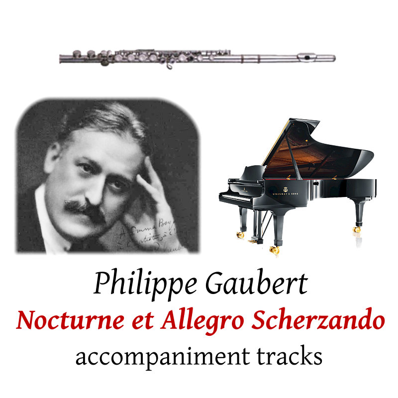 accompaniment tracks for Gaubert: Nocturne et Allegro Scherzando