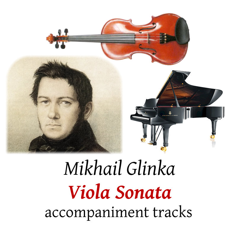 accompaniment trscks for Glinka: Viola Sonata