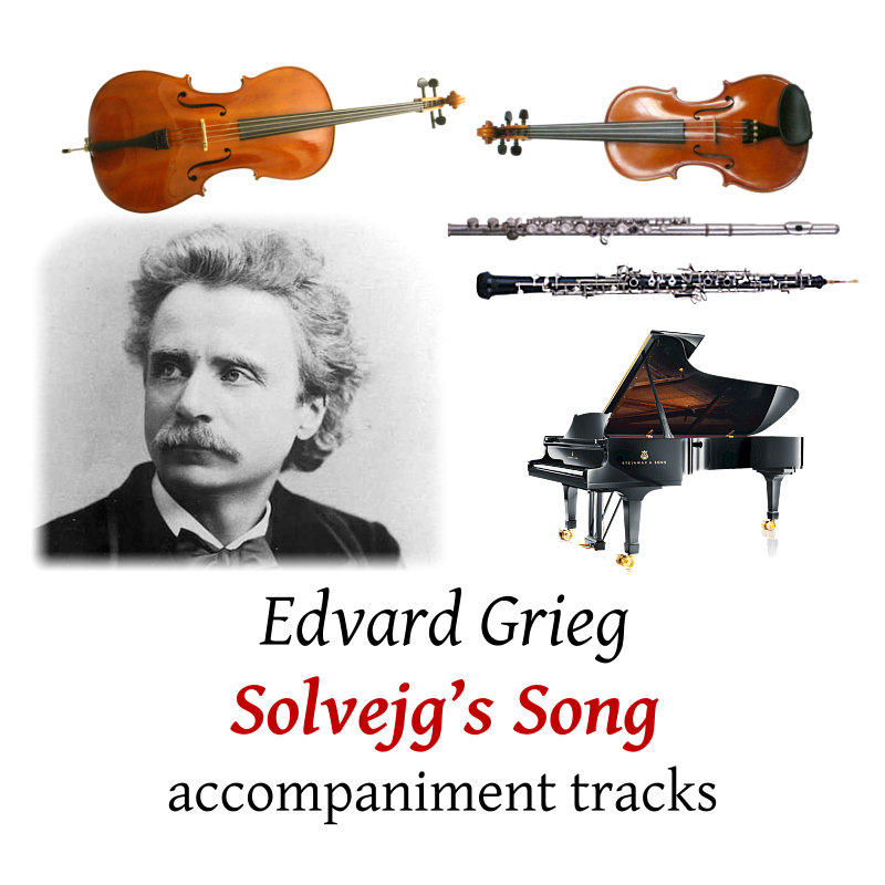 accompaniment tracks for Grieg: Solveig's Song
