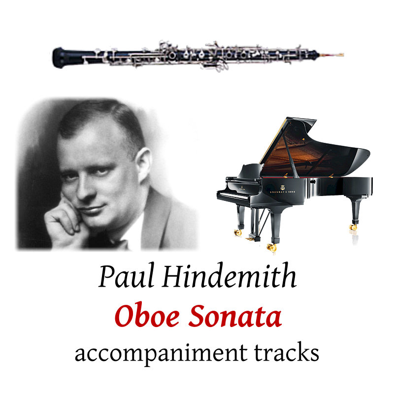 accompaniment trscks for Hindemith: Oboe Sonata