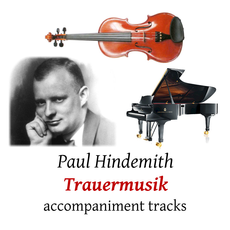 accompaniment tracks for Hindemith: Trauermusik