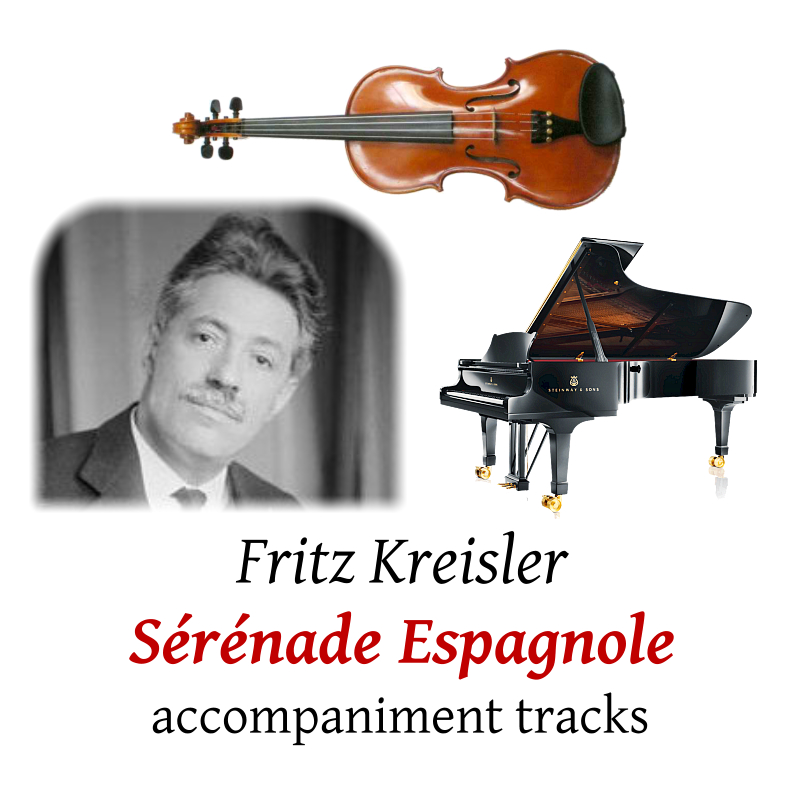 accompaniment tracks for Kreisler: S�r�nade Espagnole (arranged from Glazunov)