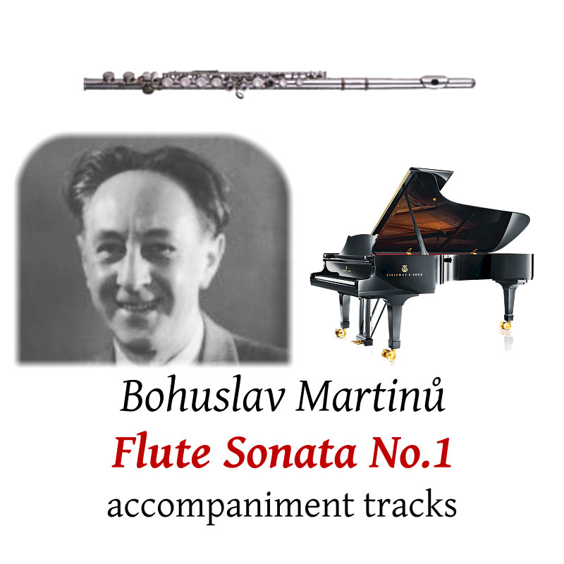 accompaniment trscks for Martinu: Flute Sonata No.1