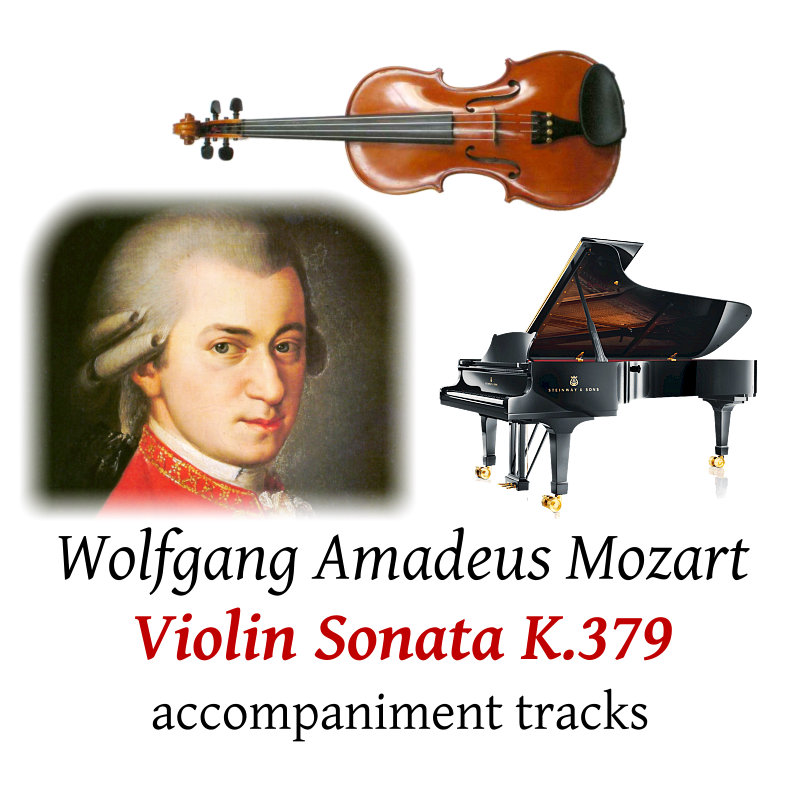 accompaniment trscks for Mozart: Violin Sonata in G major, K.379