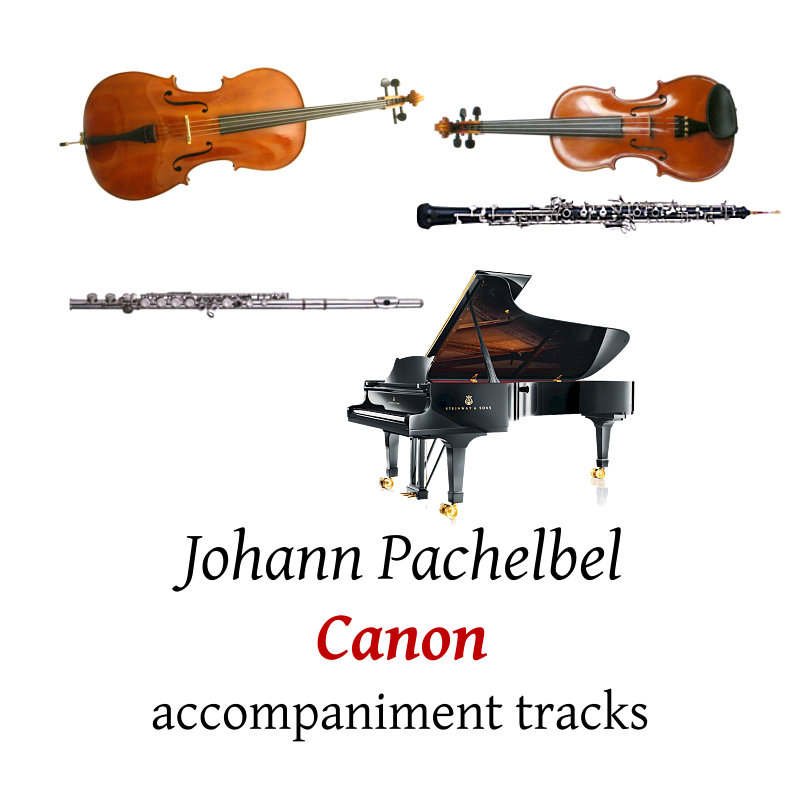 accompaniment tracks for Pachelbel: Canon