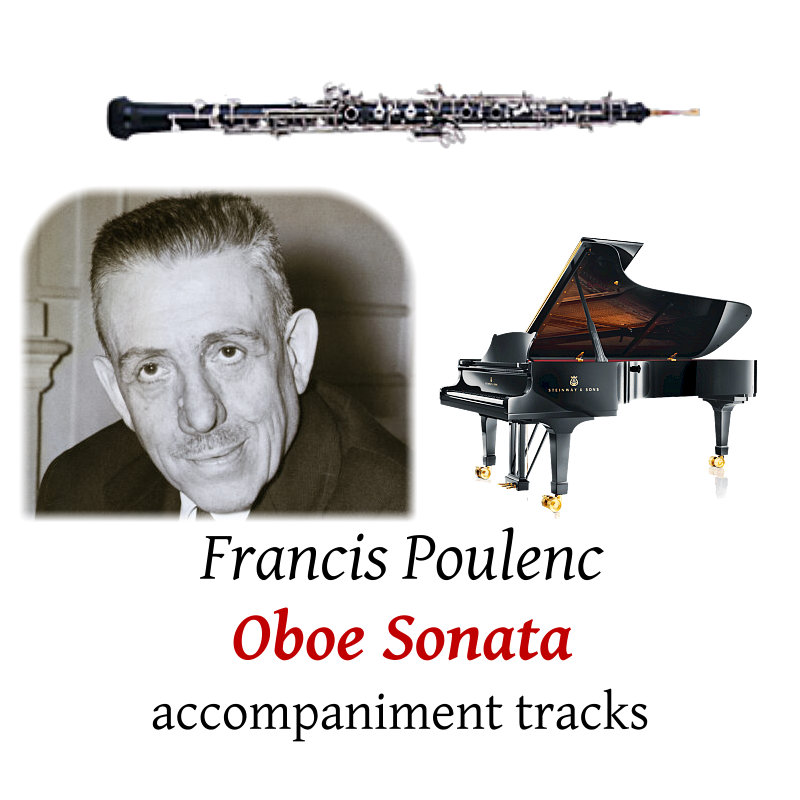 accompaniment trscks for Poulenc: Oboe Sonata