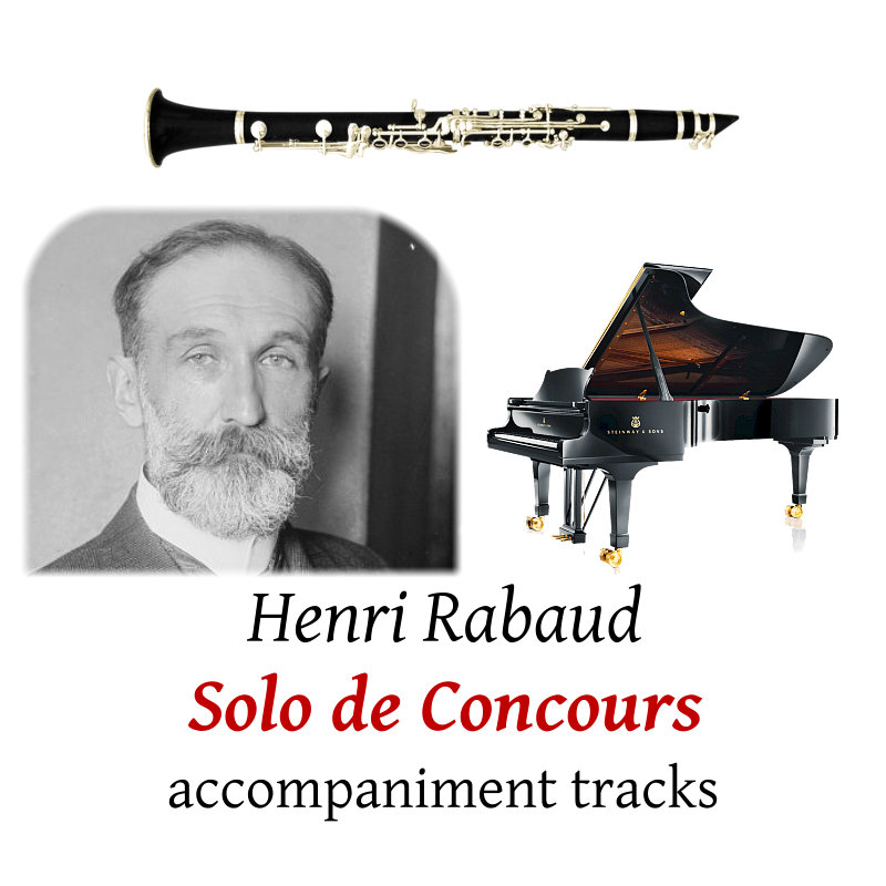 accompaniment tracks for Rabaud: Solo de Concours, Op.10