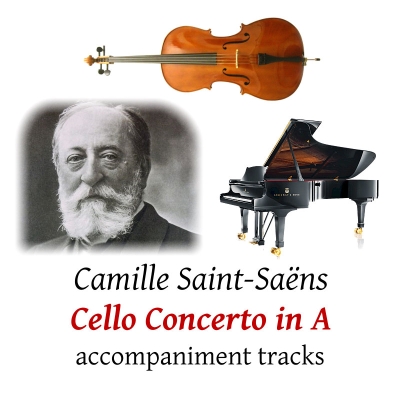accompaniment trscks for Saint-Sa�ns: Cello Concerto in A