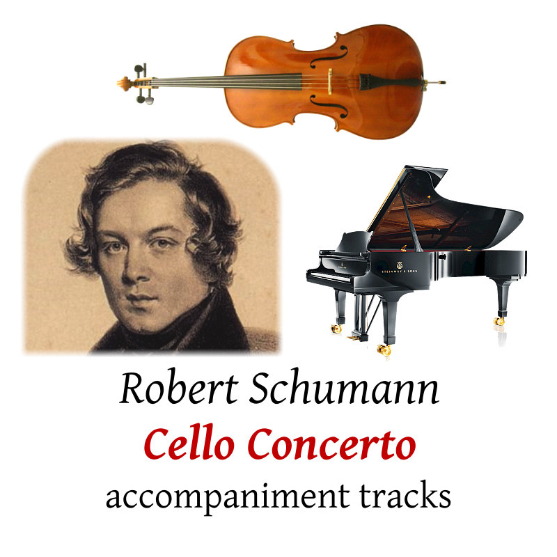 accompaniment trscks for Schumann: Cello Concerto in A
