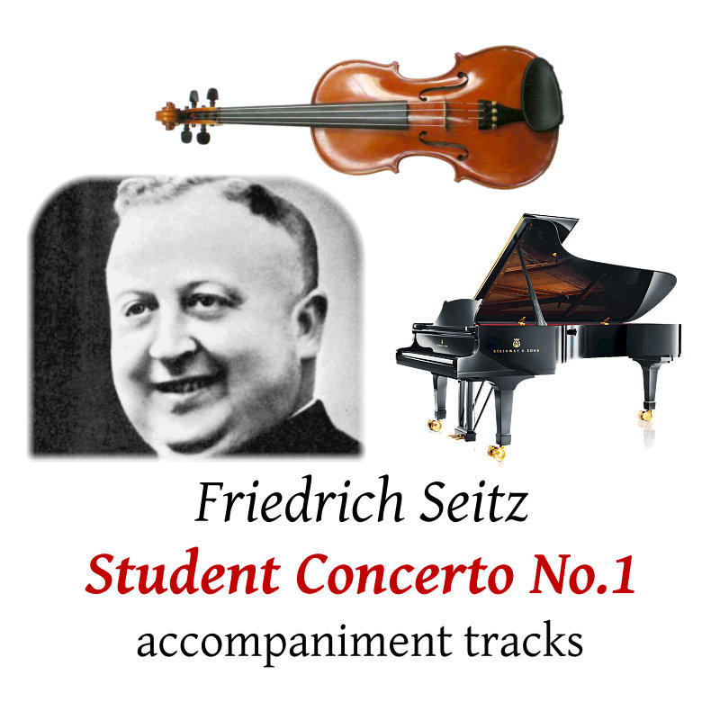 accompaniment tracks for Seitz: Student Concerto No.1