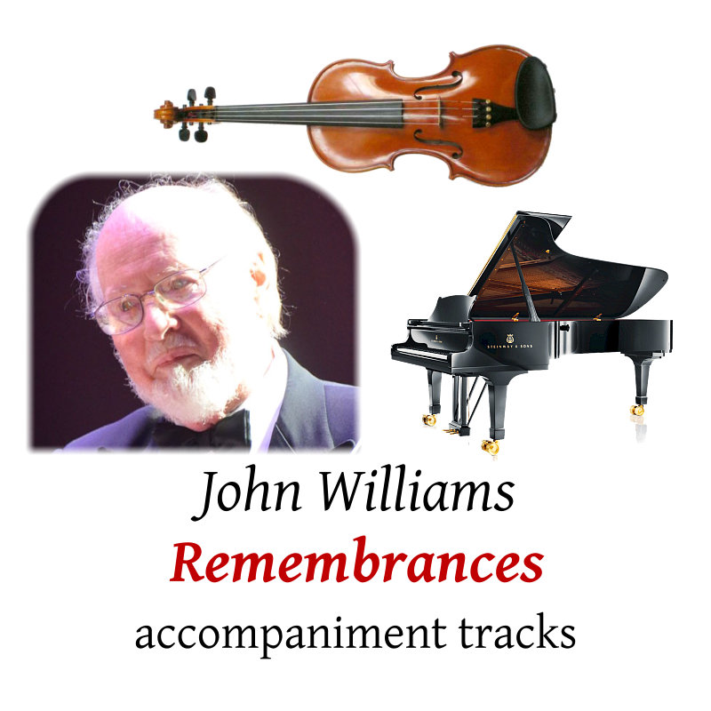 accompaniment tracks for Williams: Remembrances